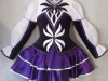 Irish Dancing Dress - Purple Black White Dress - Front