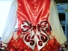 Irish Dancing Dress - Red White Dress - Back