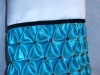 Irish Dancing Dress - Aqua Black White Dress - Sleeve Closeup