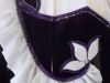 Irish Dancing Dress - Purple Black White Dress - Back Closeup